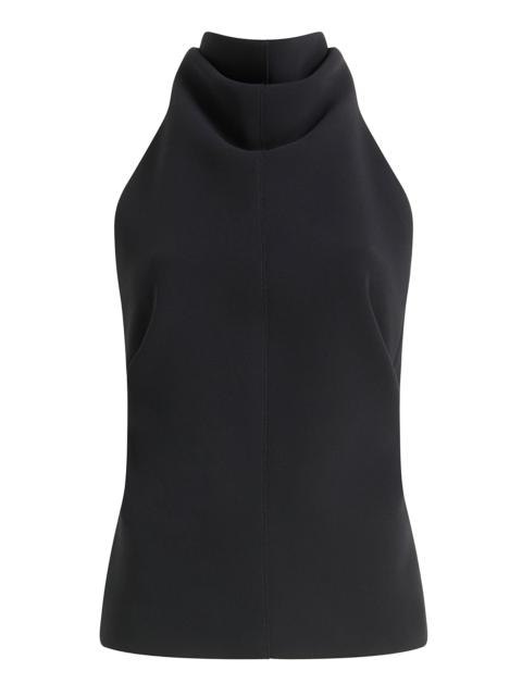 KHAITE Rone Crepe Top black