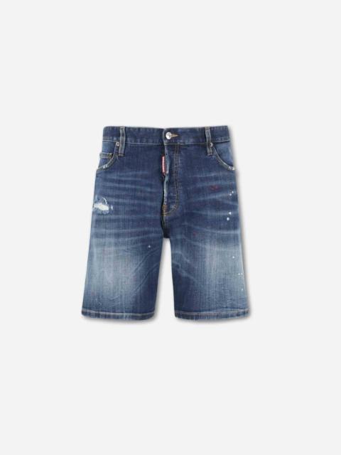 DSQUARED2 SLIM DENIM BERMUDA SHORTS