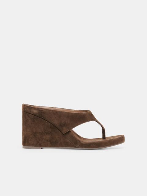 dolce vita HINNA WEDGES DK BROWN SUEDE