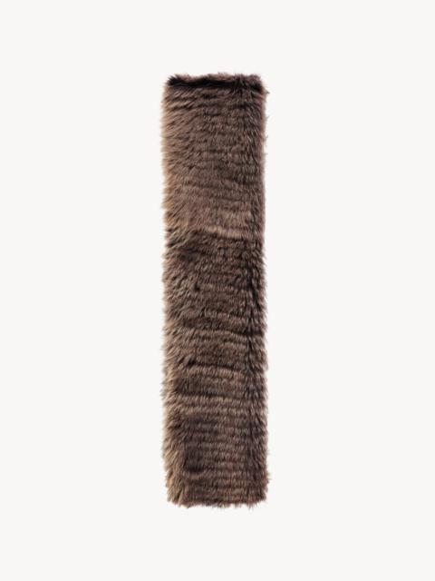 SCARF IN CASHMERE AND SHEEP FIBER