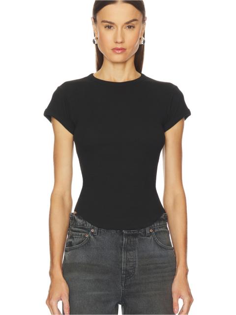 GRLFRND Scoop Hem Baby Tee