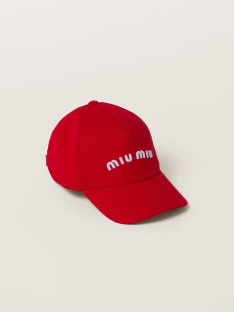 Miu Miu Drill baseball cap