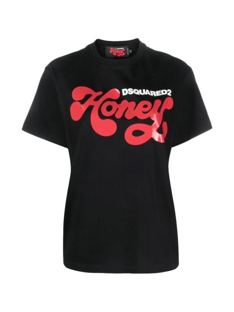 DSQUARED2 Honey Graphic T-Shirt "Black" S72GD0417 S23009 900