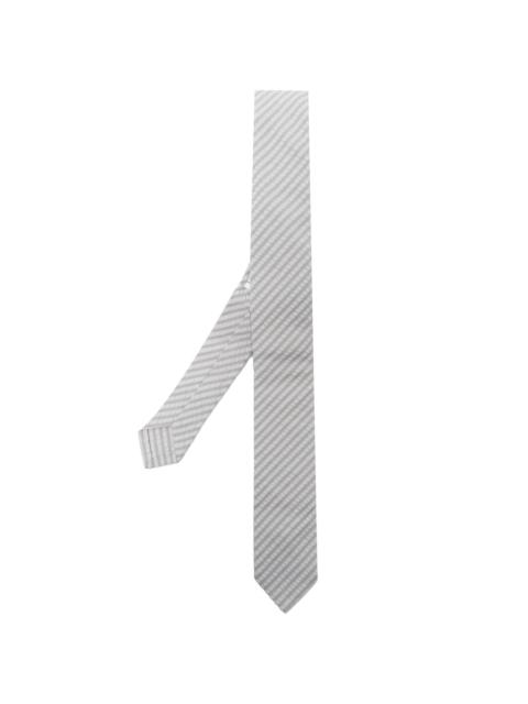 Thom Browne stripe seersucker-texture cotton tie