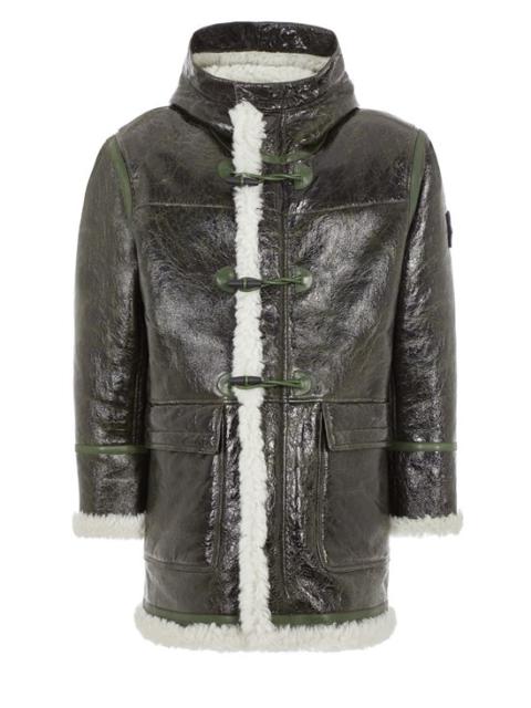 Stone Island 00197 VITRIFIED SHEEPSKIN MUSK GREEN