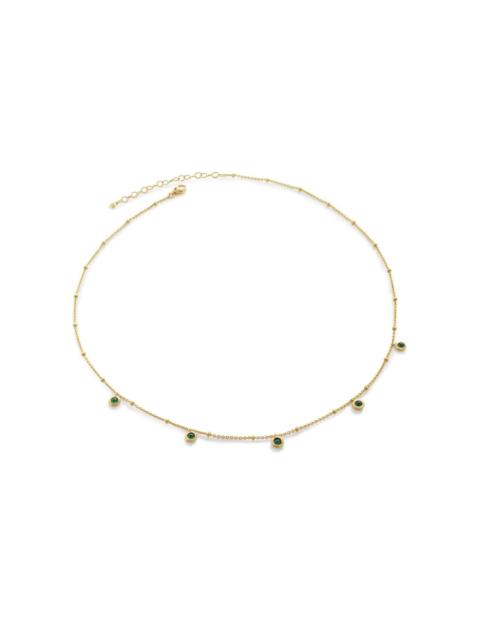MONICA VINADER Onyx Mini gem choker necklace