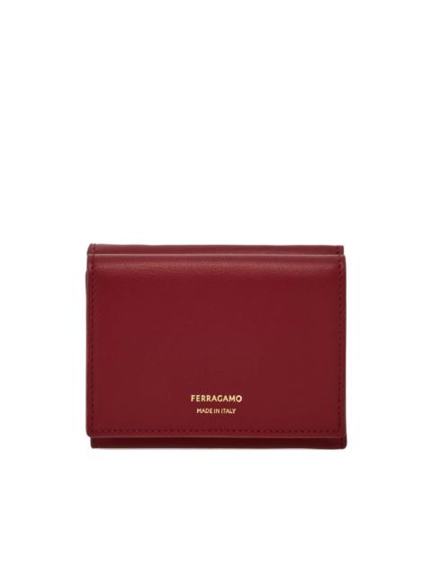 FERRAGAMO two-tone tri-fold wallet