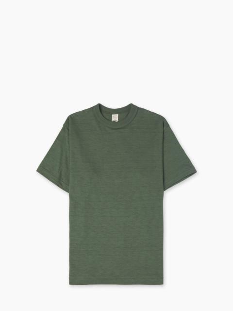 Warehouse & Co. WAREHOUSE & CO. LOT 4601 PLAIN T-SHIRT GREEN
