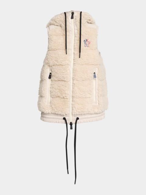 Moncler Teddy Hooded Insulated Vest
