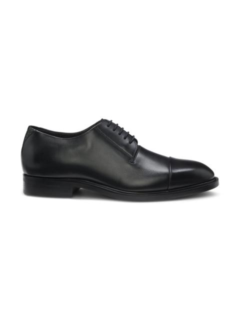BOSS CAP-TOE DERBY SHOES IN LEATHER