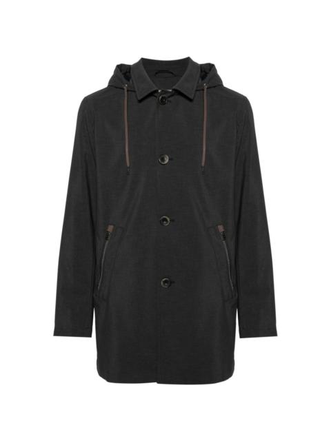 mid-lenght hooded parka