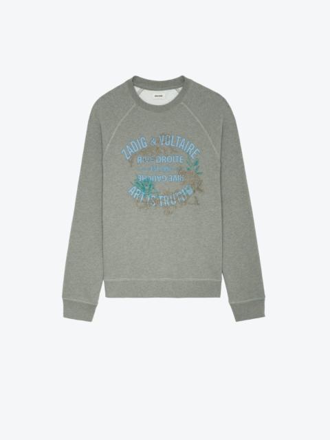 Zadig & Voltaire Upper Blason Flowers Sweatshirt