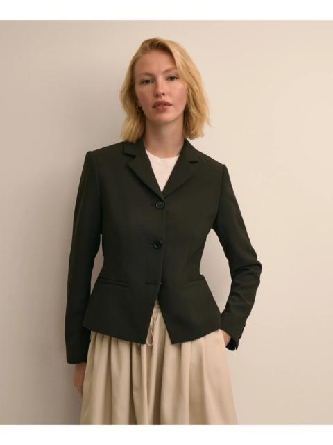 Brooks Brothers Three-Button Stretch Crepe Blazer