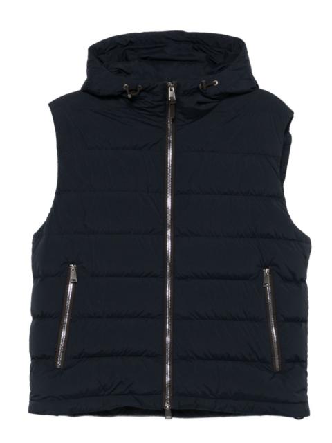 BOSS hooded zip gilet