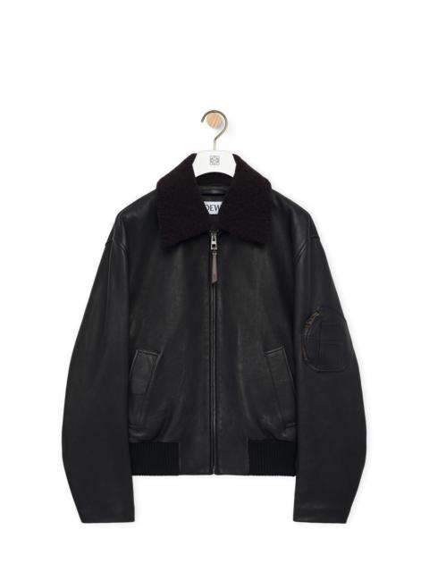 Loewe Bomber jacket in nappa lambskin