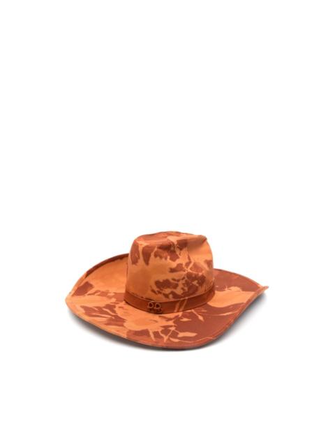 RUSLAN BAGINSKIY Acid Tie Dye cowboy hat