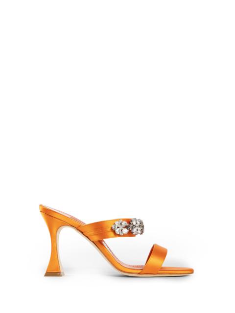 MANOLO BLAHNIK WOMAN ORANGE PUMPS