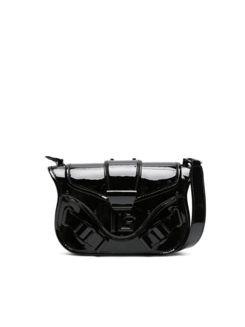 Balmain Blaze patent leather crossbody bag