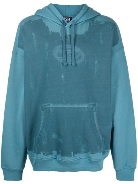Diesel logo-print pullover hoodie
