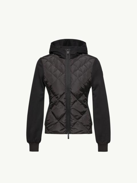 Cotton Fleece Padded Zip-Up Hoodie