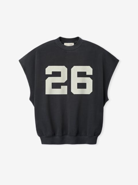 ESSENTIALS Relaxed Fleece Cutoff Sweatshirt