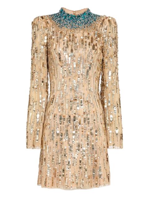 JENNY PACKHAM Passion embellished mini dress