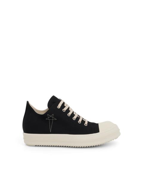 Rick Owens DRKSHDW Pentastitch Low Sneaker in Black/Pearl