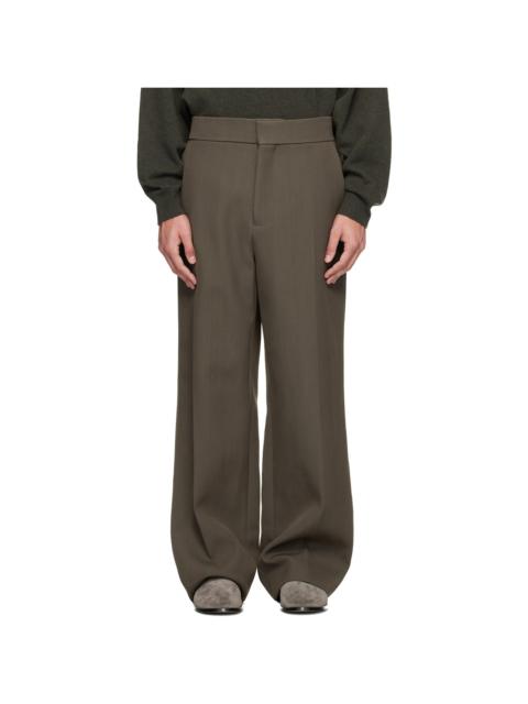 Fear of God Taupe Tailored Trousers
