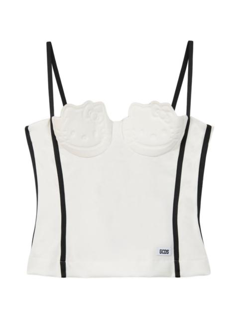 GCDS x Hello Kitty strappy top