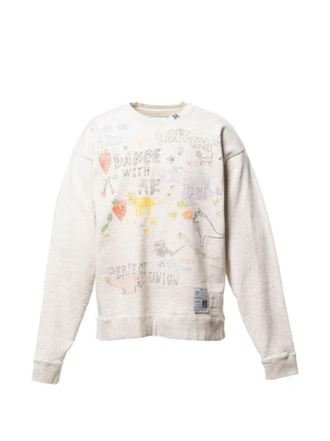 Maison MIHARAYASUHIRO printed sweatshirt