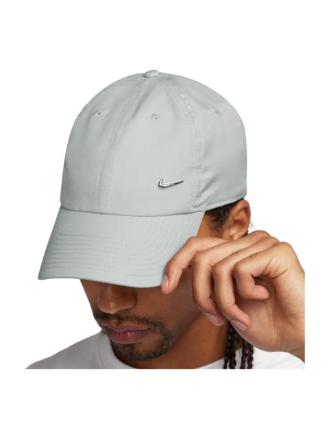 Nike Nike Dri-FIT Club Metal Swoosh Soft Cap 'Light Smoke Grey Metallic Silver' FB5372-077
