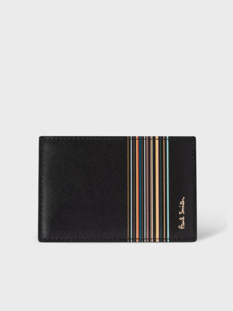 Paul Smith 'Signature Stripe Block' Credit Card Holder