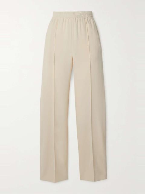 See by Chloé Iconic pleated crepe straight-leg pants