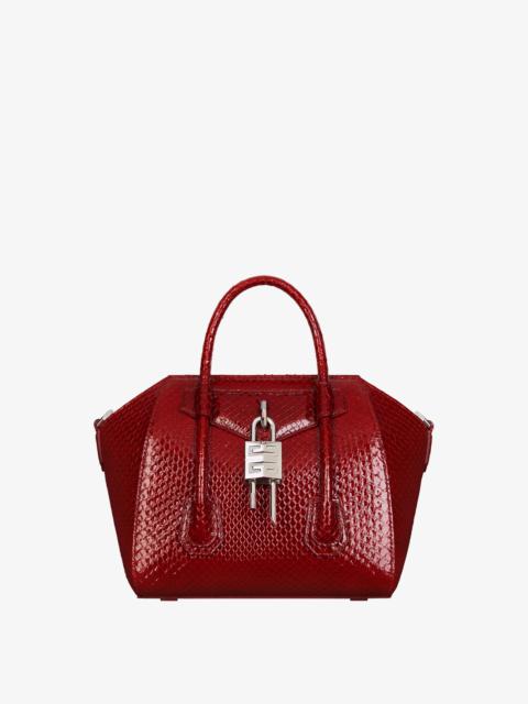 Givenchy MINI ANTIGONA LOCK BAG IN PYTHON