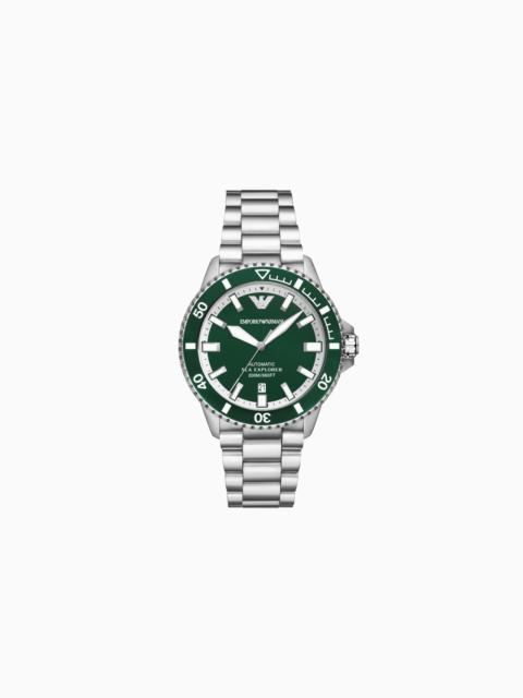 EMPORIO ARMANI SEA EXPLORER AUTOMATIC 스테인리스 WATCH