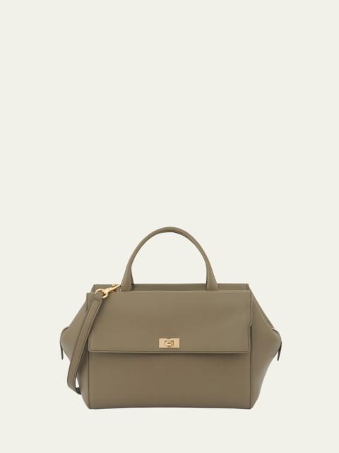 Anya Hindmarch Seaton Zip Leather Satchel Bag