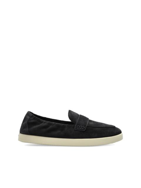 TORY BURCH suede slip-on loafers