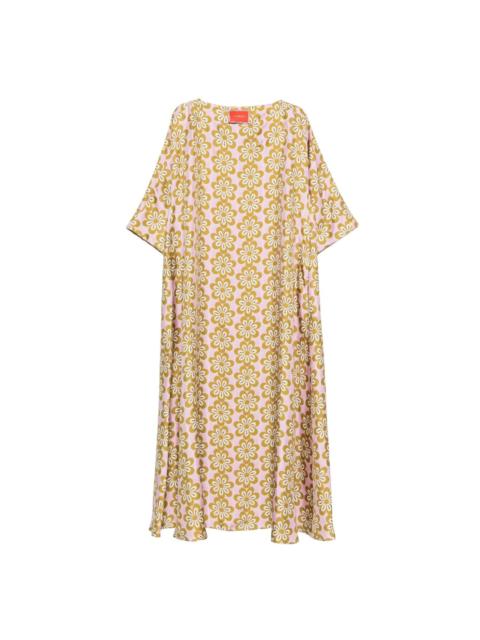 La DoubleJ floral-print silk dress