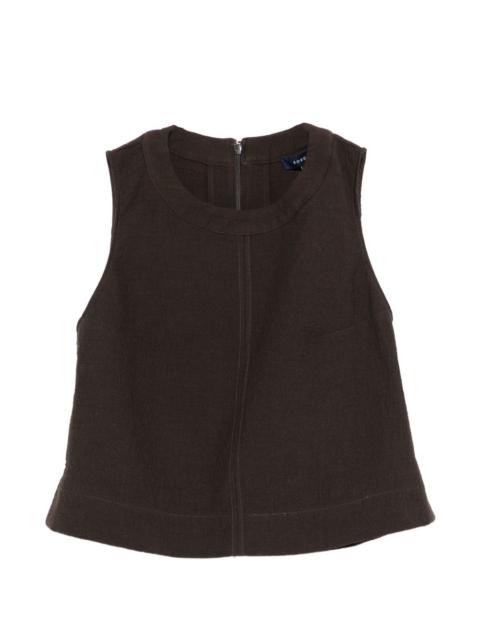 soeur Pampa textured sleeveless top