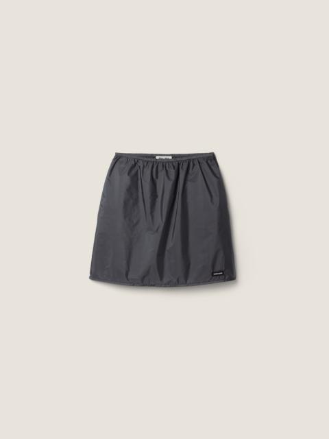 Miu Miu Technical fabric skirt
