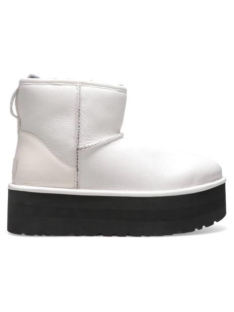 UGG UGG Classic Mini Platform Matte Boot Ultra Matte White (Women's)