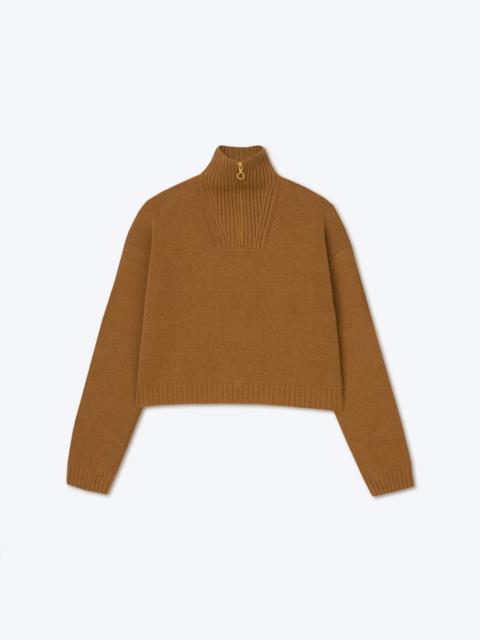 KIRA - Cashmere-blend sweater - Camel