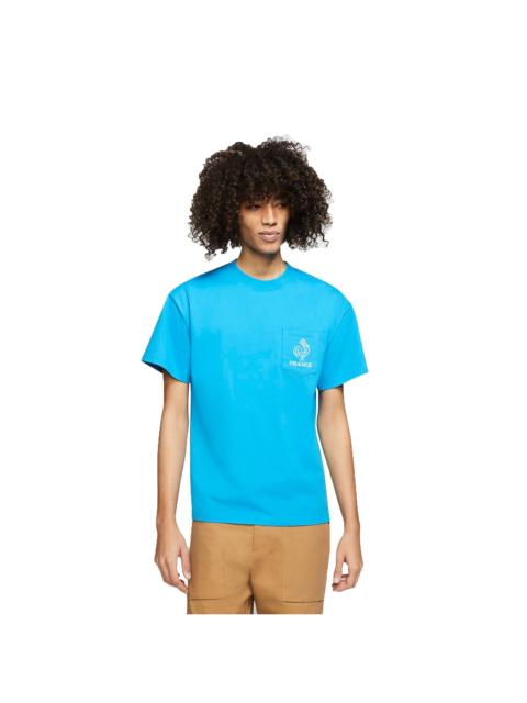 Nike Nike SB x Parra France Federation Kit Tshirt 'Neptune Blue White' CZ3496-423