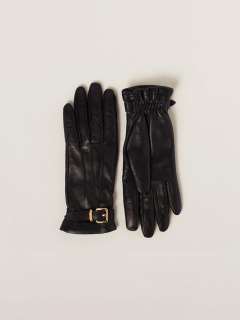 Miu Miu Nappa leather gloves