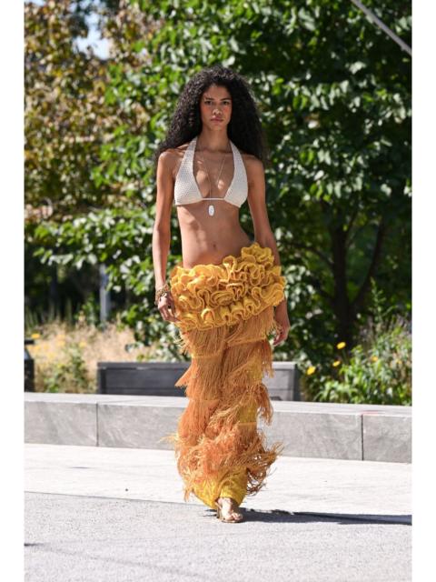 PatBO SUNBEAM FRINGES MAXI SKIRT (RUNWAY)