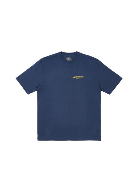 PALACE WRAPPER LOGO T-SHIRT NAVY