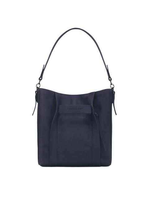 Longchamp 3D M Hobo bag Bilberry - Leather