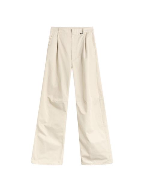 MM6 Maison Margiela MM6 Maison Margiela Pleat Front Wide Leg Trousers