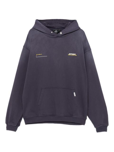 REPRESENT logo-embroidered hoodie