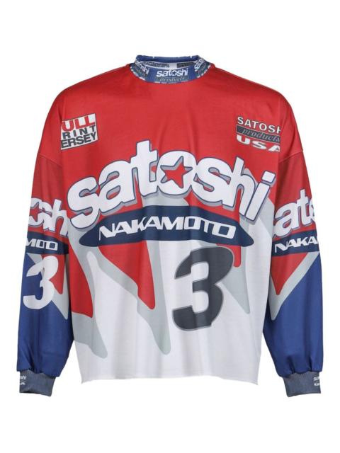 SATOSHI NAKAMOTO graphic-print jersey T-shirt